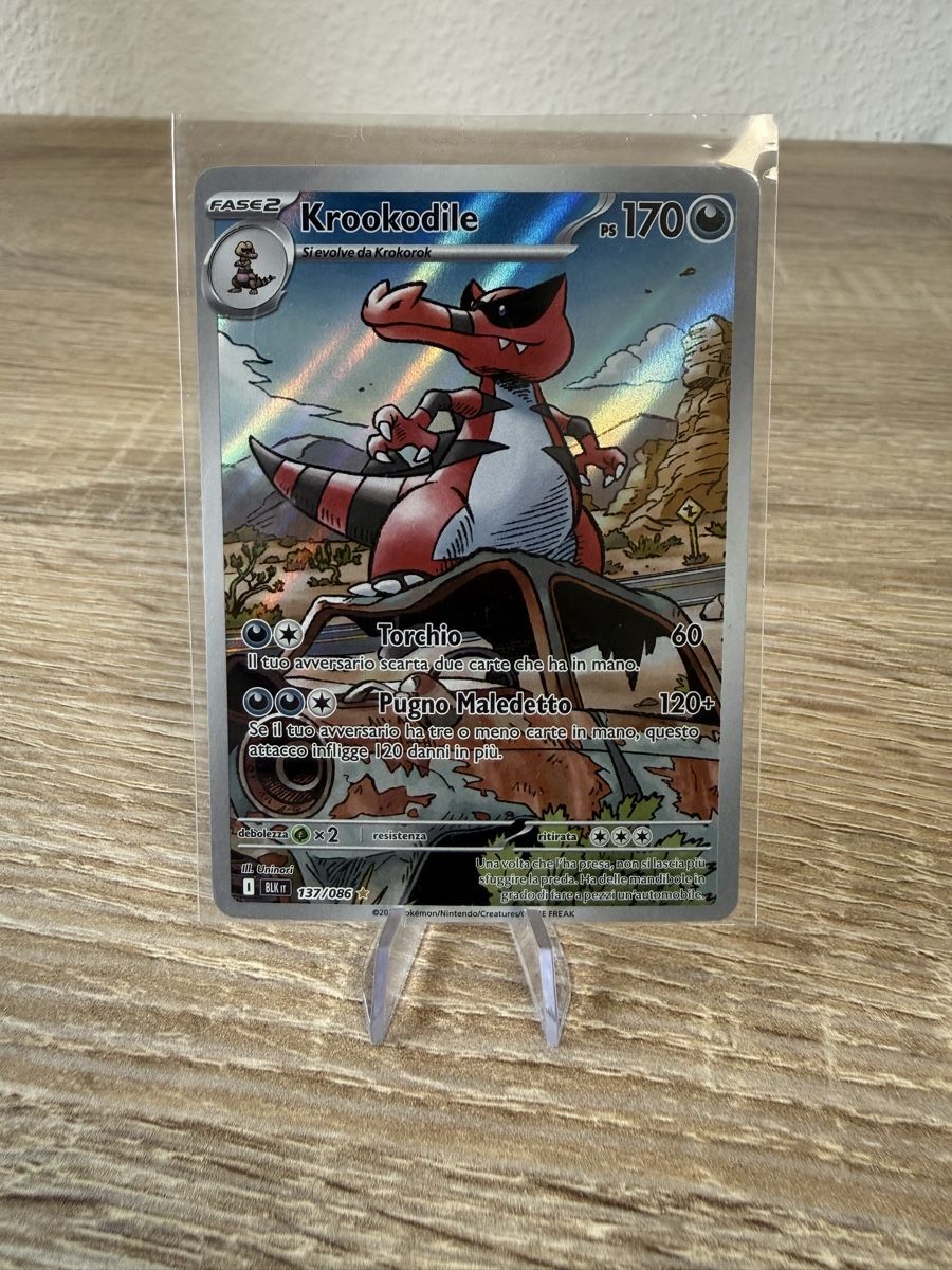Pokémon Carte collezionabili: Crocorible (BLK 137) – Nuovo (secondo la descrizione) da Montreux venduto da Martina.imhof31