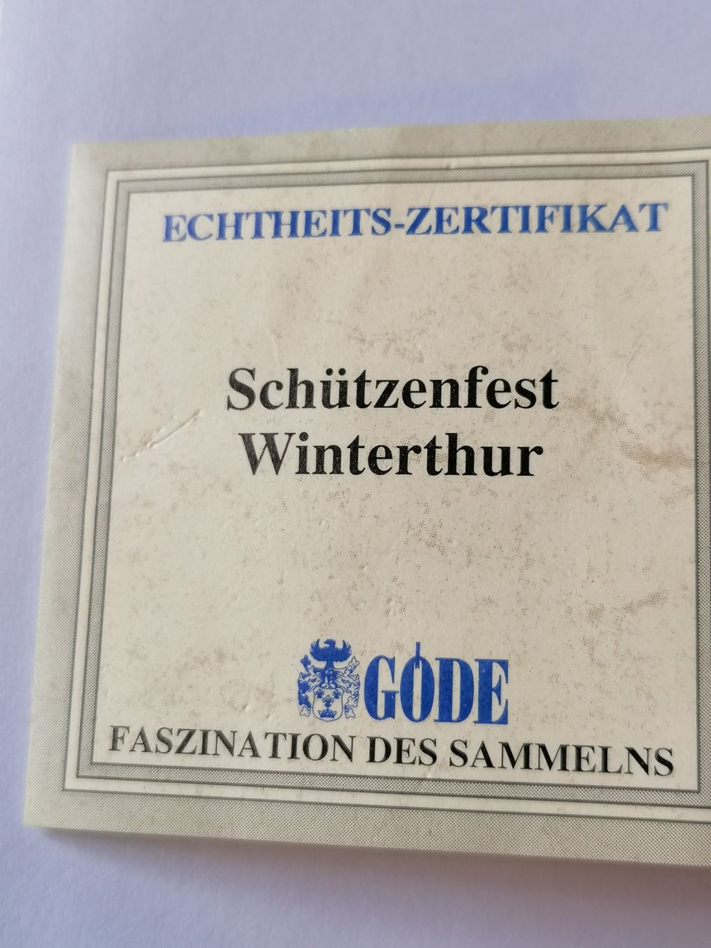Medaglie: Schützenfest Winterthur – Usato da Kirchleerau venduto da hir_w8lc