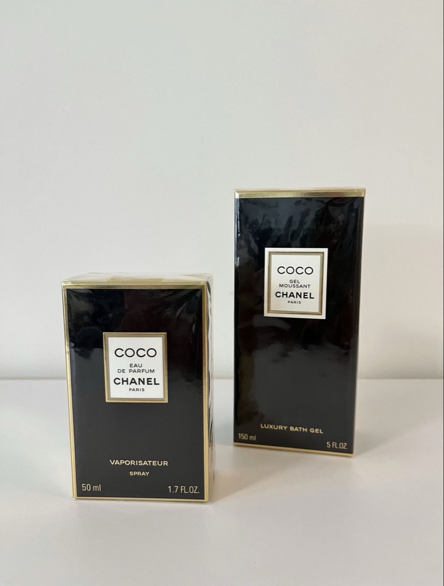 Chanel Profumi & Eau de Toilette: Set Coco Chanel - Parfum et Gel Moussant – Nuovo e nell'imballaggio originale da Farvagny-le-Petit venduto da xsdanix