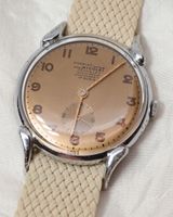 CHARLES NICOLET 35mm Armbanduhr antik läuft einwandfrei Uhr