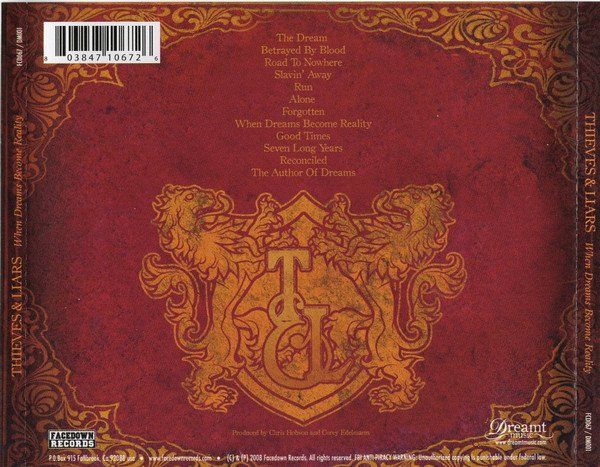 CD: CD Thieves & Liars - When dreams become reality (2008) – Usato da Möriken AG venduto da mineralia 1