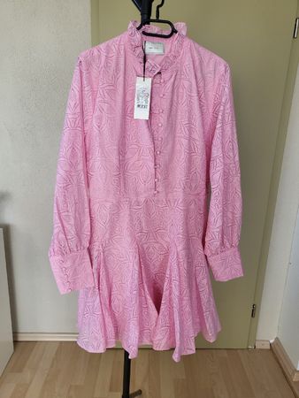 Neo Noir Pink Lace Dress Size 40 - Spring Collection!