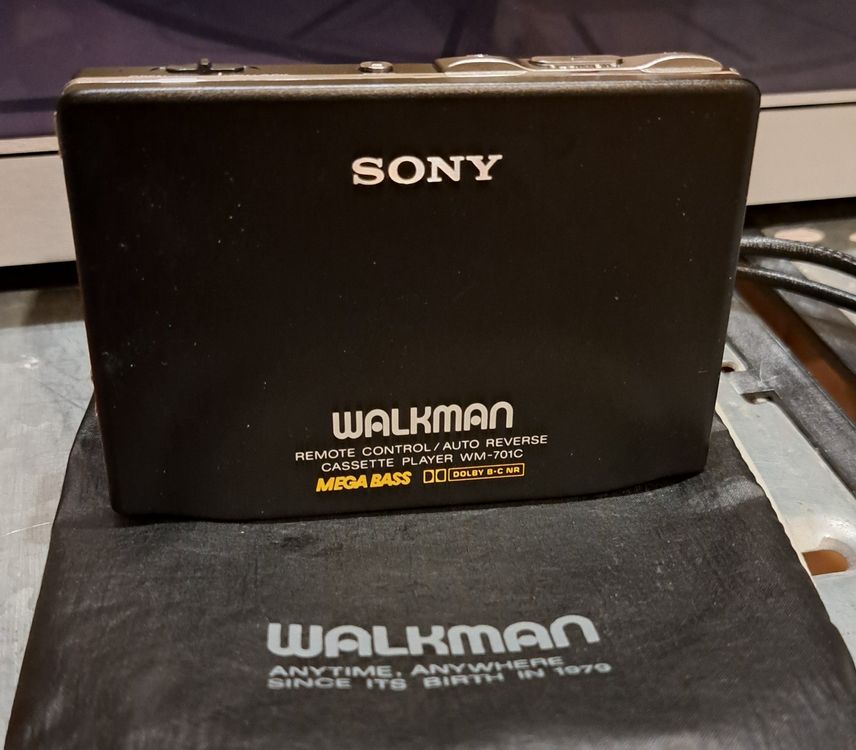 Walkman Maxsonic Radio Fita Cassette K7 Antigo Es Sony Aiwa Azul