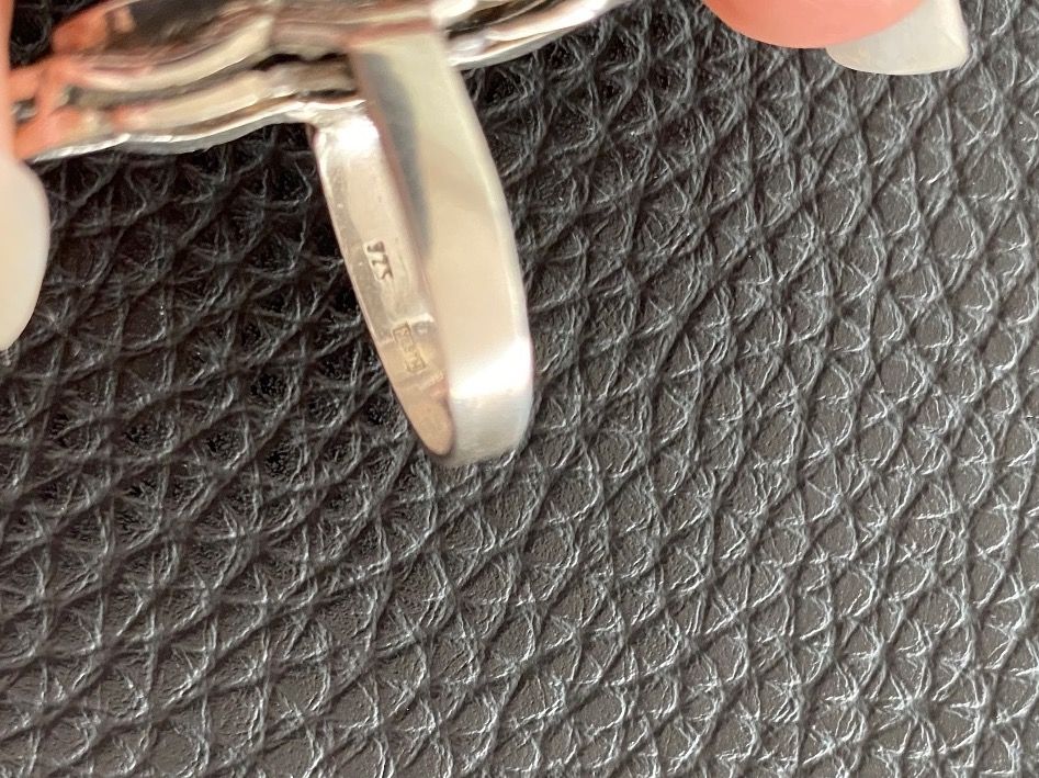 Ringe: Schöner Silberring 925 mit grossem Bernstein - Vintage – Gebraucht aus Bellikon von tomsawyer_75 2