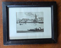 Zürich „Kratz“ – historische Stadtansicht – gerahmt