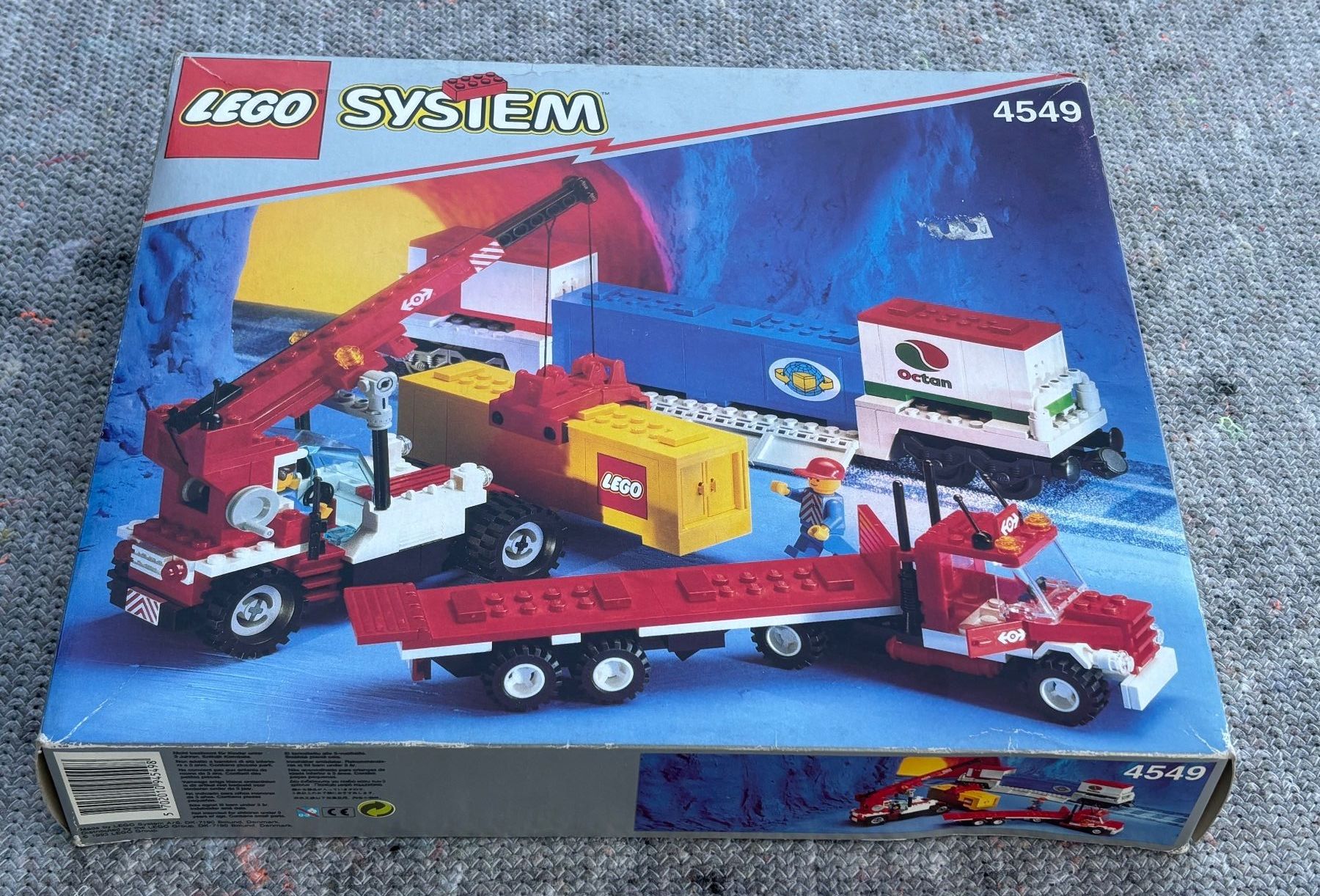 Lego Giocattoli: Lego 4549 Container double Stack Eisenbahn 9 V mit OVP – Nuovo e nell'imballaggio originale da Baar venduto da bricksandmore 4