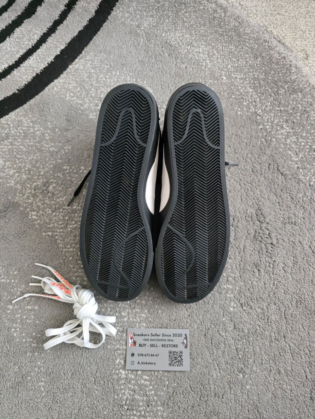 Scarpe da uomo: Blazer high off white grim reaper – Usato da Bôle venduto da A_Kickstory 3