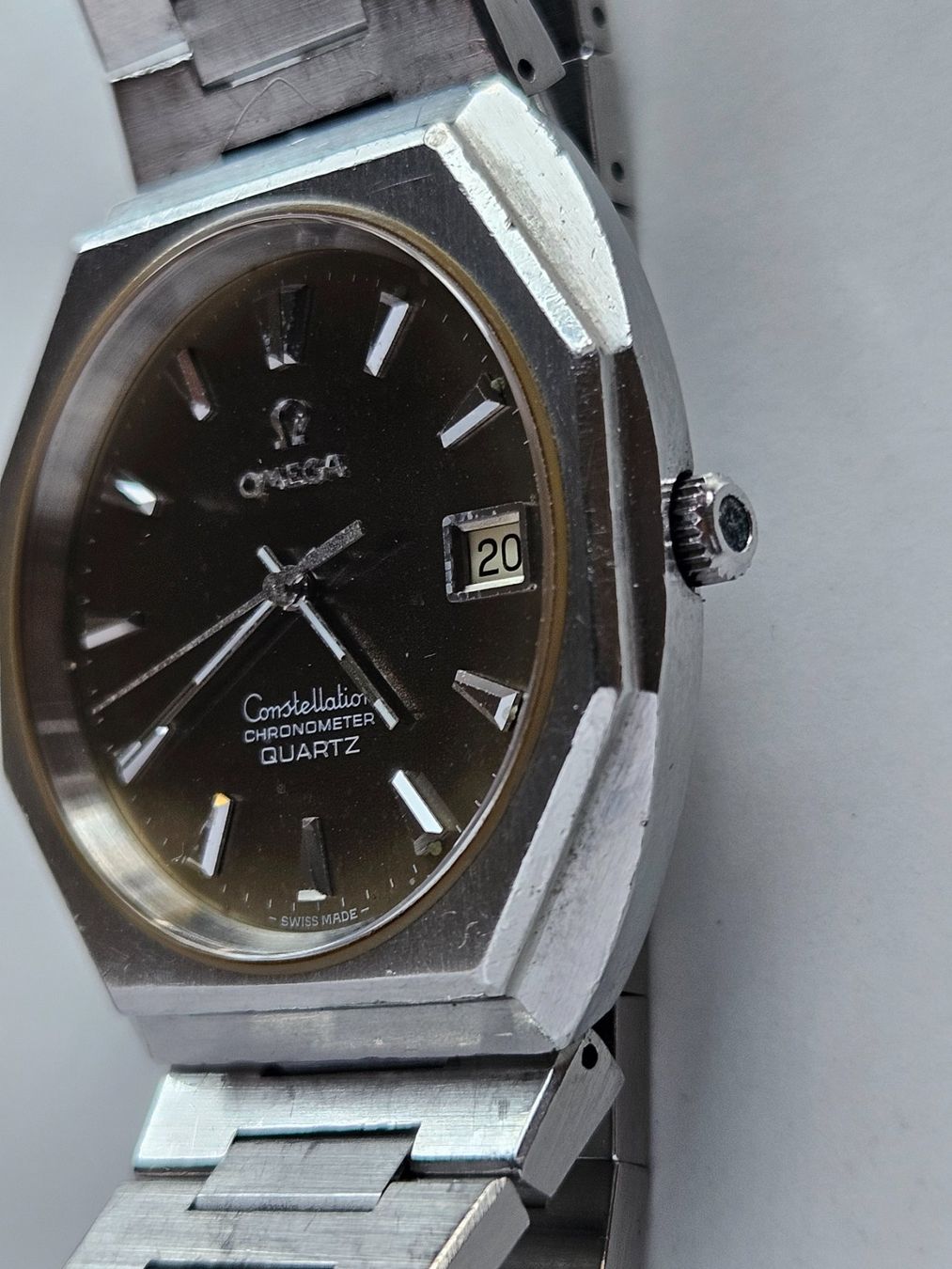 Omega Orologi: 371 Omega Constellation Chronometer Date Quartz – Usato da Berikon venduto da mmm21 2