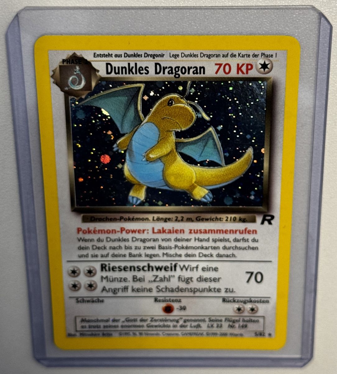 Pokémon Sammelbilder & Trading cards: Dunkles Dragoran HOLO 5/82 Team Rocket - PSA ready – Neu (gemäss Beschreibung) aus Frick von Son-Goku.CH 3
