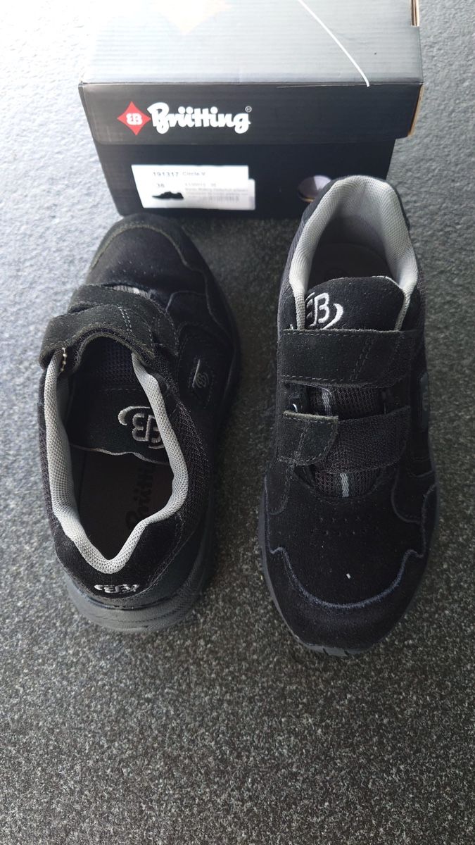 Chaussures femmes: Brütting Nordic Walking Klettschuhe schwarz Gr 36 – Neuf avec emballage d'origine à Riehen par markstre11