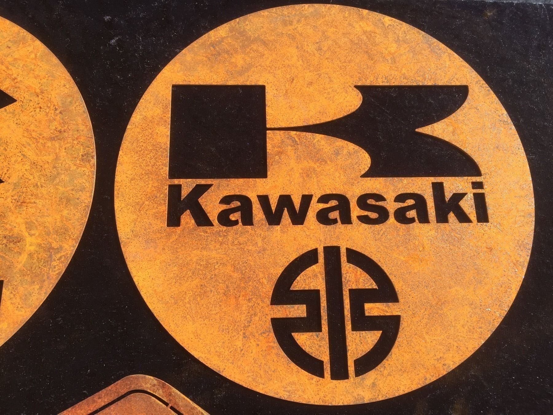 Insegne: kawasaki Motorrad – Usato da Reinach AG venduto da rares75