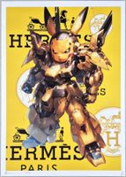 Death NYC Pop Art Druck " Hermes Pokémon Transformer Pikachu