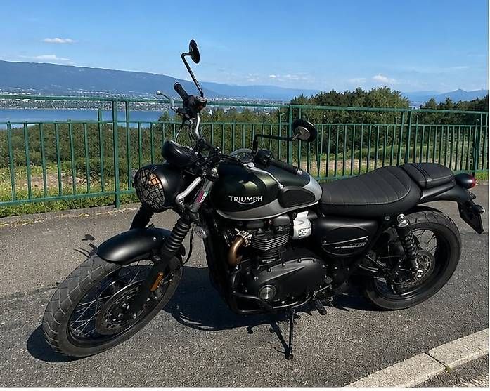 Strada: TRIUMPH STREET SCRAMBLER 900 ABS – Usato da Cointrin venduto da Carlito12 1