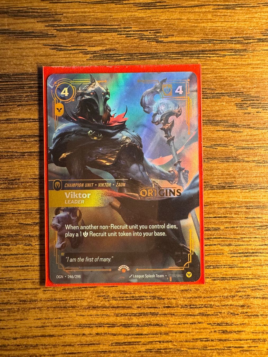 Sammelbilder & Trading cards: Riftbound Viktor prerelease promo – Gebraucht aus Corticiasca von gio_yp69