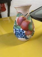 Handbemalte Blumenvase, herbstliches Design für schönes Heim