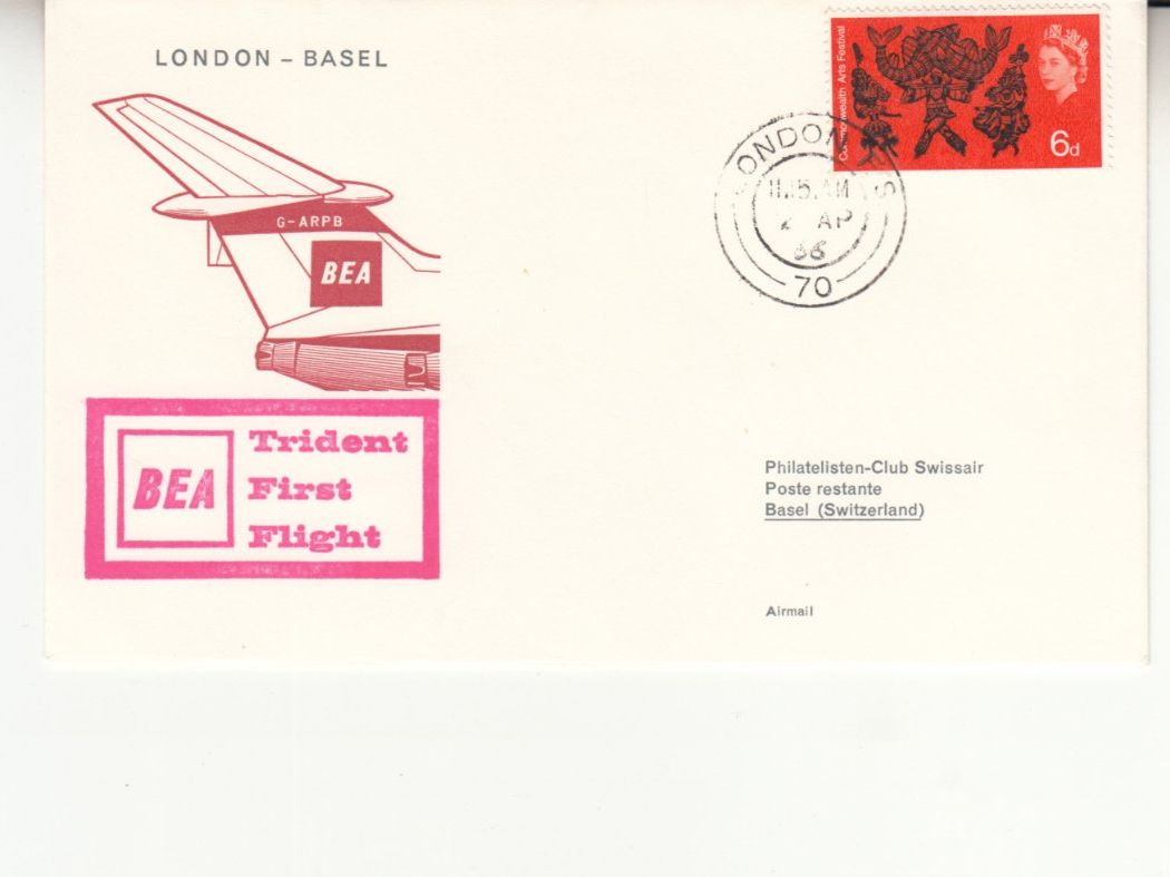Tutti i francobolli: SLH RF 66.6a London-Basel – Usato da Bürglen TG venduto da StampGraf