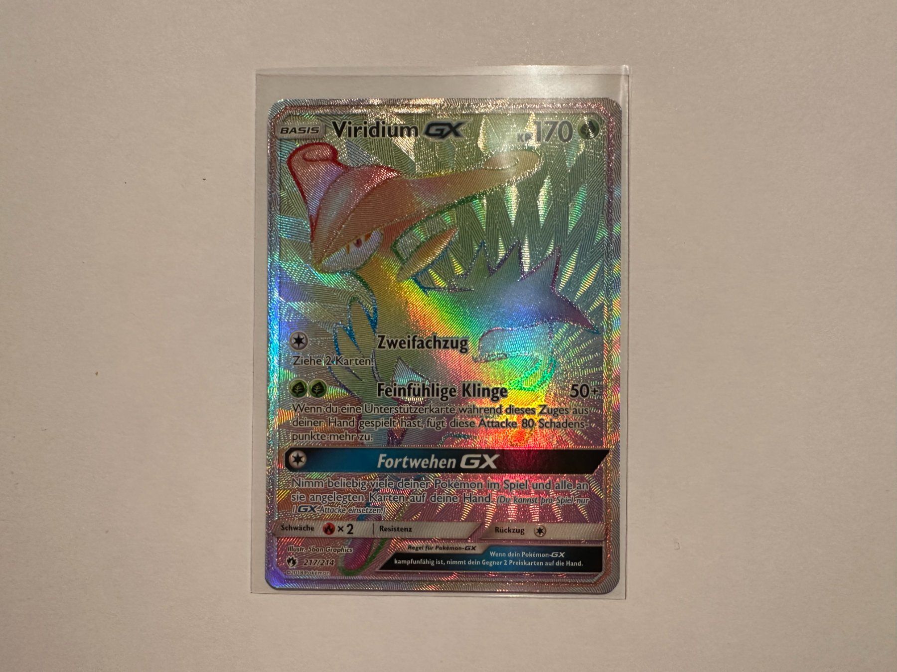 Pokémon Carte collezionabili: Viridium GX Lost Thunder Secret Rare Rainbow DE – Nuovo (secondo la descrizione) da Hagendorn venduto da Pokecollectorch