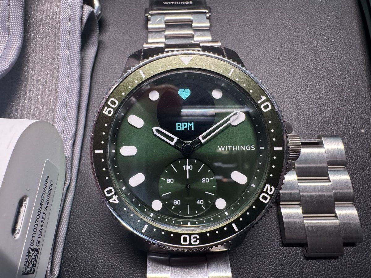 Smart Smartwatch: Whitings Scanwatch HORIZON + BPM Connect – Usato da Möhlin venduto da Basleryo 1