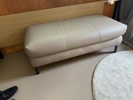 Leder Hockerbank ca 120 Breit Tiefe ca 50 cmi ideal für Sch