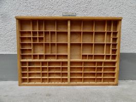 alte Setzkasten Schublade