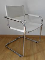 Vintage Freischwinger Stahlrohr Sessel 1970er Jahre