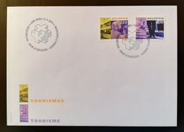 Schweiz FDC Freimarken Tourismus II, 2001
