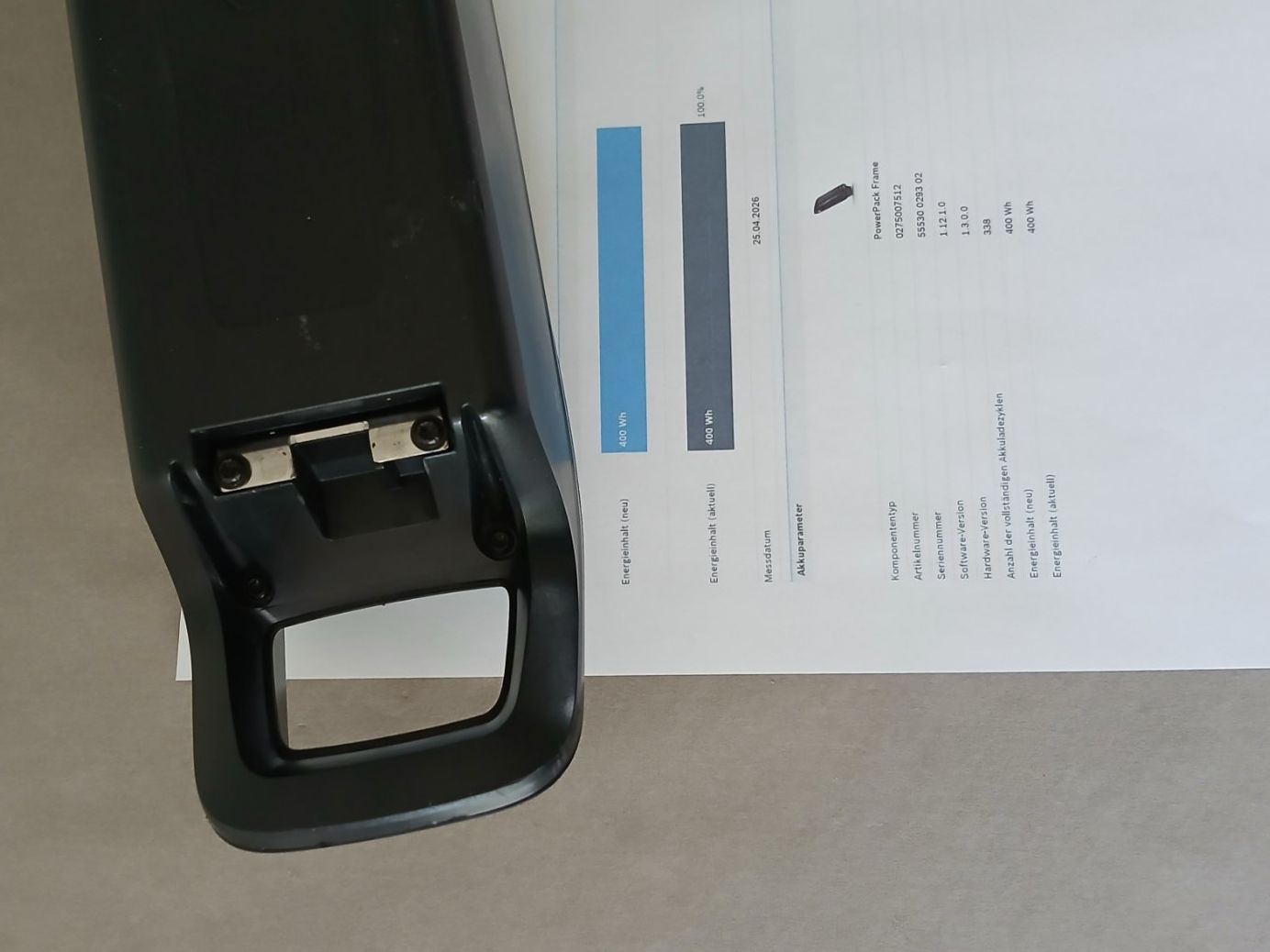 Bosch Batterie: Bosch Powerpack 400 mit 400Wh 100% / inklusive Messbericht – Usato da Winterthur venduto da .-thx-. 5
