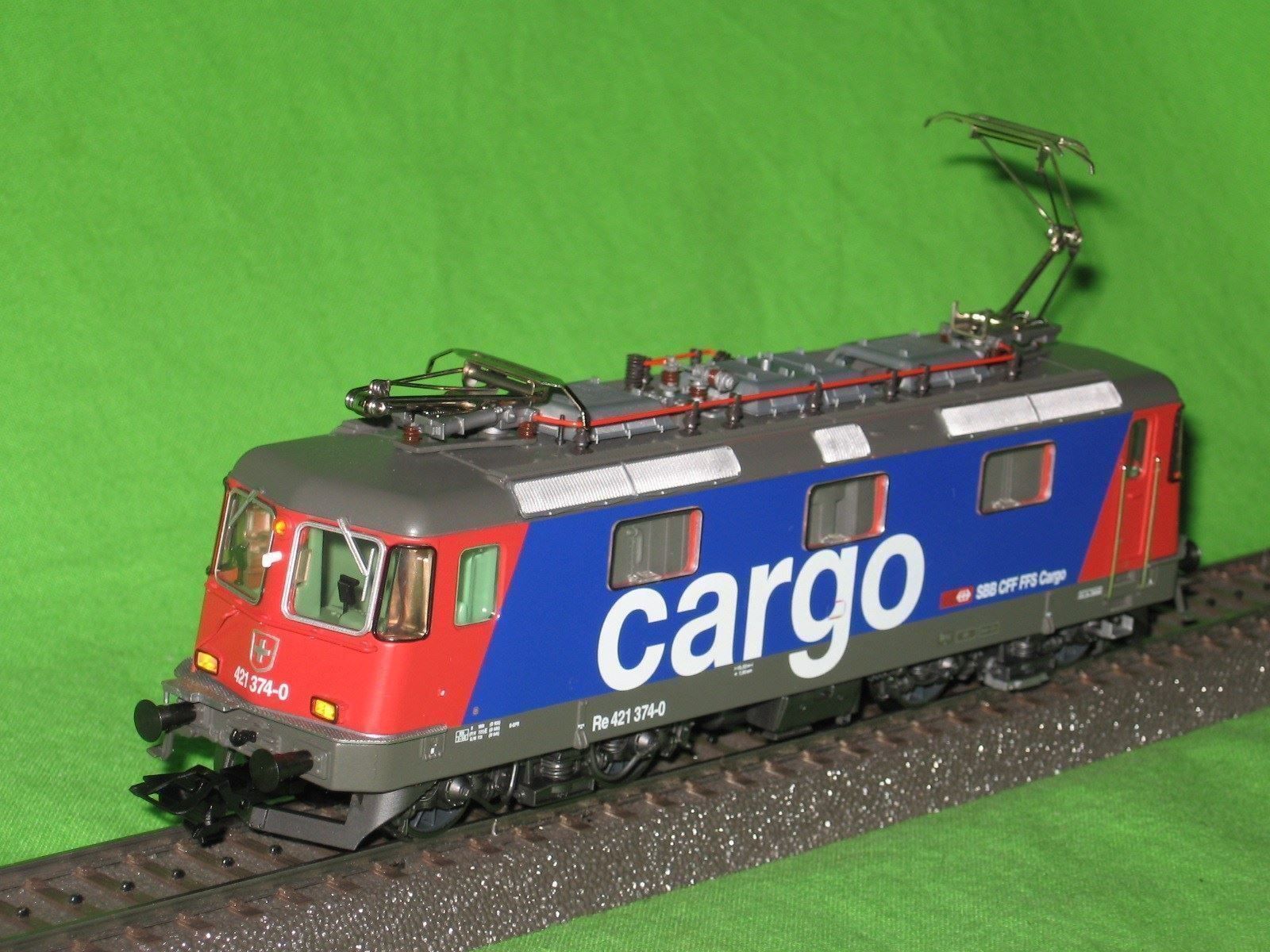 Märklin Modellini di ferrovie: SBB Cargo Re 4/4 421 374-0 Märklin mit fx-Decoder, FABRIKNEU – Nuovo (secondo la descrizione) da Winterthur venduto da Ricardo211 1
