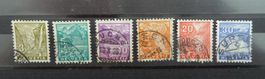 1934 Schweiz 5 - 30 gestempelt