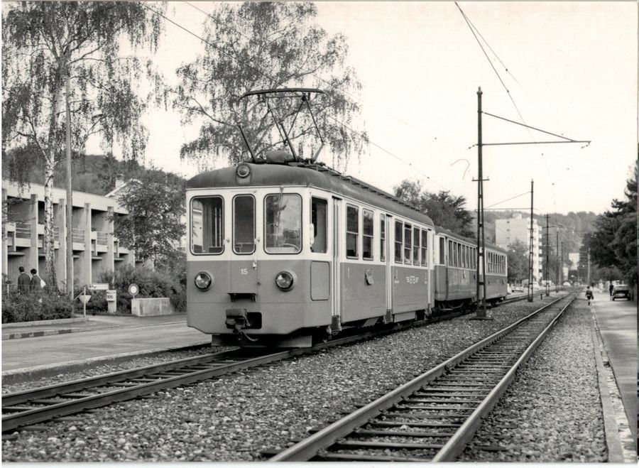 Cartoline postali: BTB Birsigtalbahn Bottmingerstrasse – Usato da Frauenfeld venduto da POML