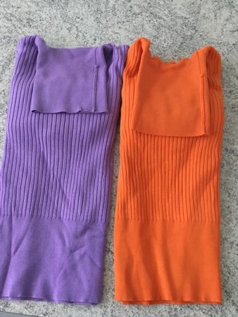 Zara Pullover Rollkragen Grösse M (2 Stk) lila/orange