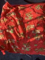 Rotes Halstuch mit Teddy-Motiv, Top Zustand!