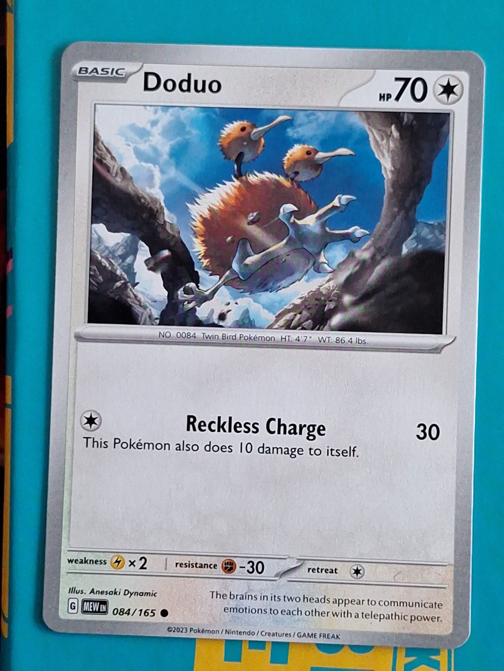 Pokémon Carte collezionabili: Doduo - Pokemon Mew 151 Englisch – Usato da Altstätten SG venduto da GGsGameshop
