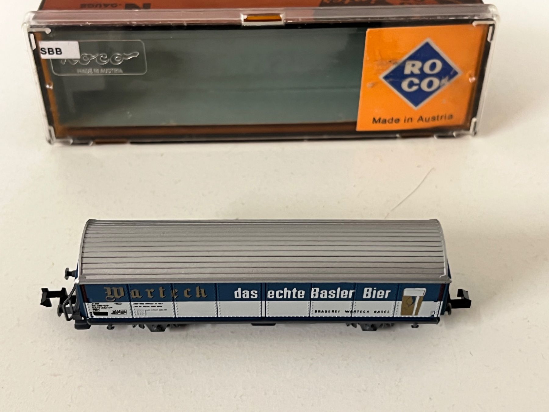 Roco Modellini di ferrovie: Spur N Roco WARTECK BIER SBB – Usato da Geroldswil venduto da TopTrain54 4