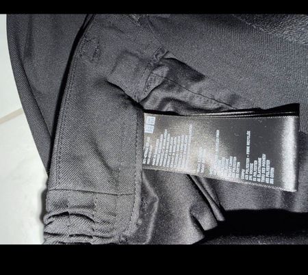 Schwarze Damen Hose Grösse L, leichte Stoffhose für Sommer/F