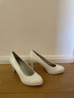 weisse High-Heels, Grösse 40