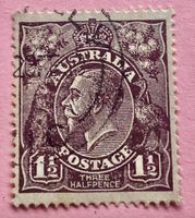 Briefmarken aus Australien König George V. GESTEMPELT