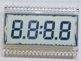 LCD-Display 4x7 Seg. 12.7 mm + Komma (NEU) je 2 Stk.