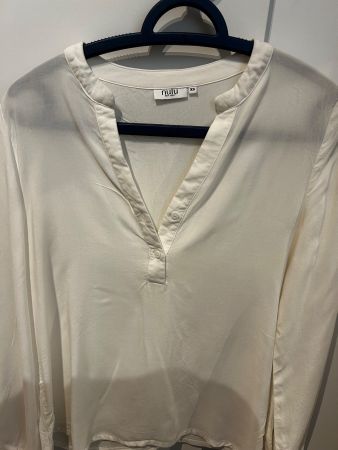 Alles 10.- Nulu Hemd Bluse gr xs Weiss