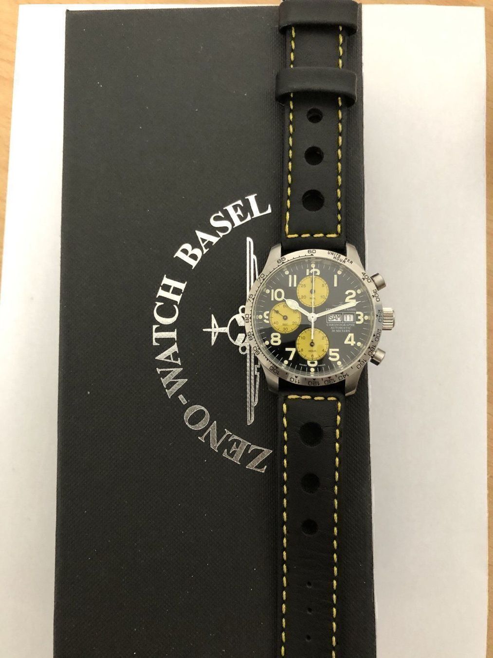 Zeno Orologi: NEU - Zeno Pilot Automatic Tachymeter – Nuovo (secondo la descrizione) da Olten venduto da young_marketer 3