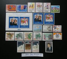 FL 1992 Jahr postfrisch unter 10% Katalog!!