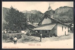 AK Guttannen, Partie an der Kirche