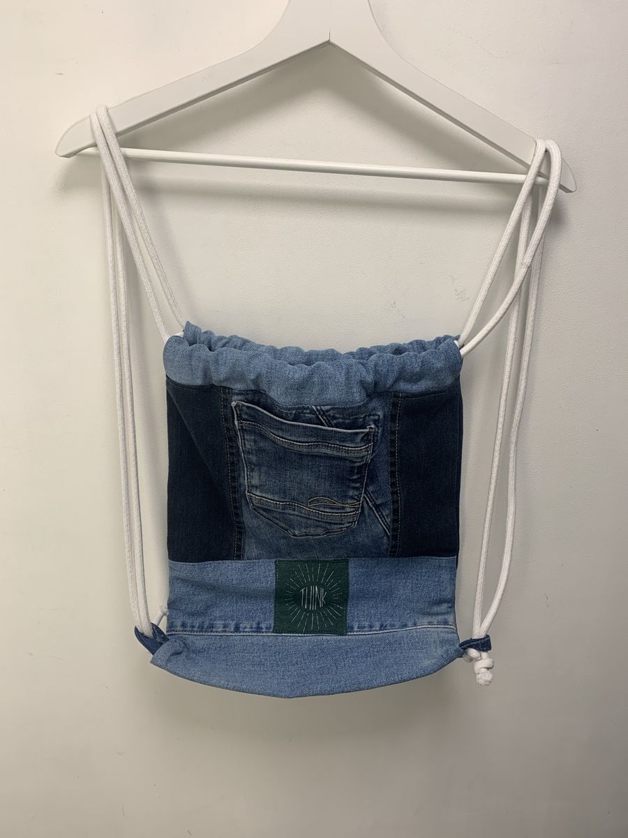 Borse: Upcycling Turnbeutel geschneidert Jeans Rucksack, Kitchener – Nuovo (secondo la descrizione) da Aarau venduto da REVIVI