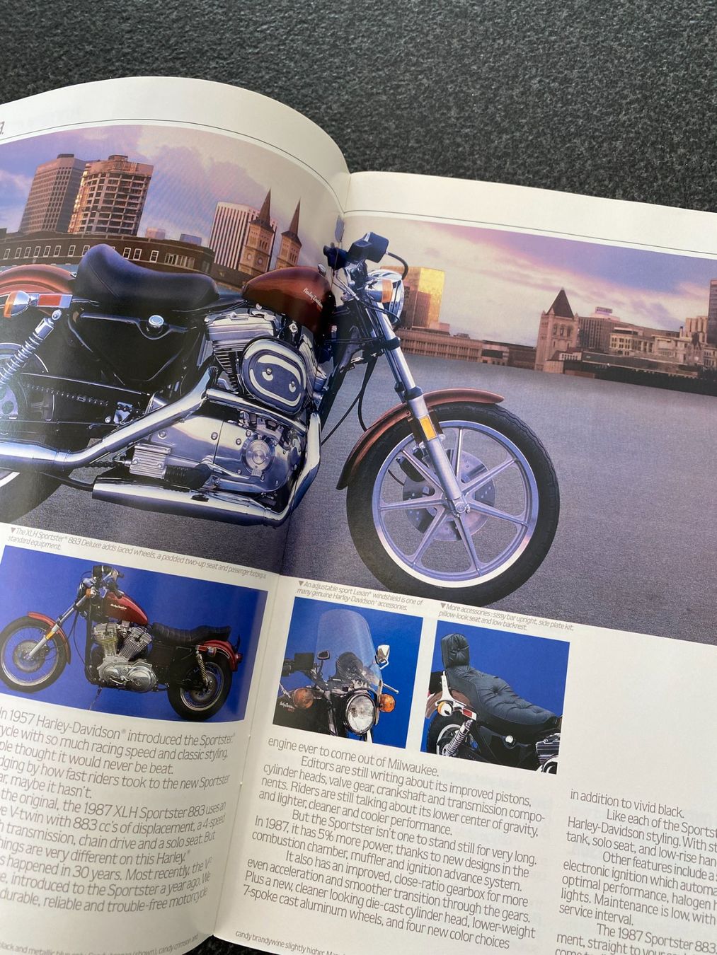 Documenti: Harley-Davidson Prospekt, Katalog, Broschüre 1987 – Usato da Niederhasli venduto da Berno 4