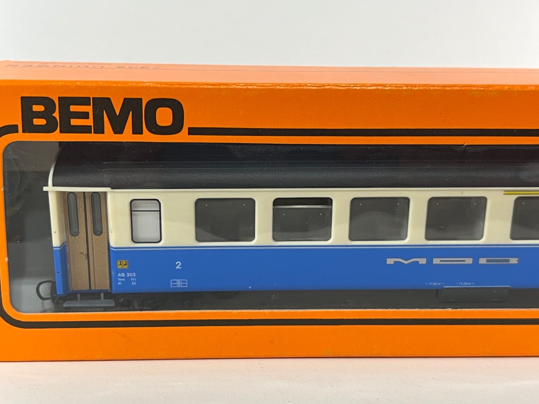 Bemo Modellini di ferrovie: Bemo 3252  MOB AB 303 – Nuovo e nell'imballaggio originale da Neuenhof venduto da ludovicco 1