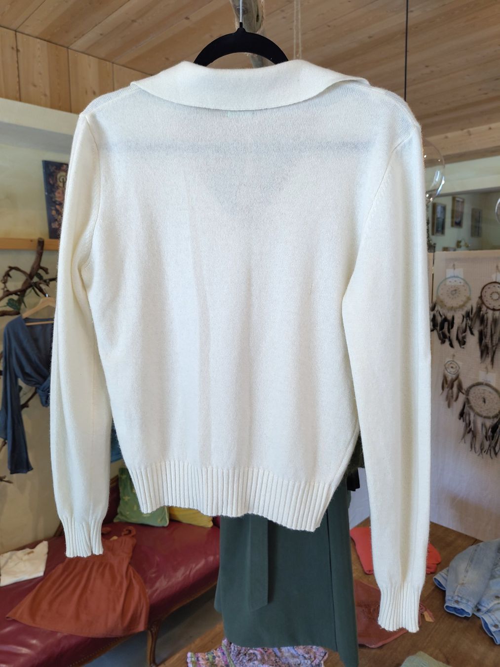 Benetton Maglioni & Felpe: Benetton cashmere pullover weiss-creme S – Usato da Losone venduto da ell_nora89 1
