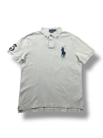 Polo Ralph Lauren bleu clair big pony - Custom Slim Fit - L