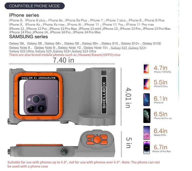 Cover & Protezioni schermo: Coque étanche Universelle pour iPhone et Samsung – Nuovo e nell'imballaggio originale da Courtepin venduto da marco_polo_xiii 7