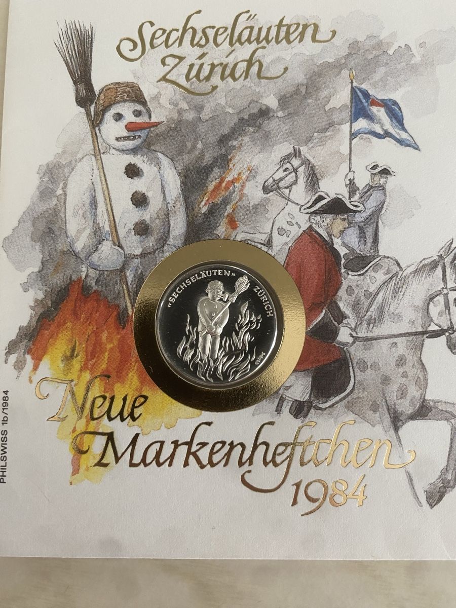 Medaglie: Numisbrief Silber Sechseläuten Zürich – Nuovo (secondo la descrizione) da Muralto venduto da Alex1912 1