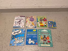 Div. Sticker- / Malhefter für Kinder - Neu!